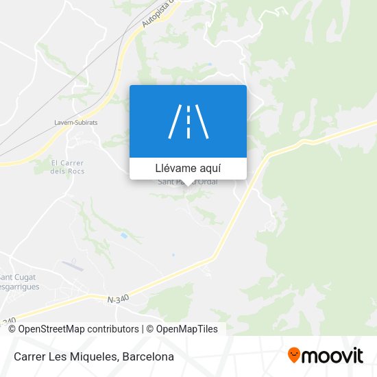 Mapa Carrer Les Miqueles