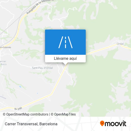 Mapa Carrer Transversal