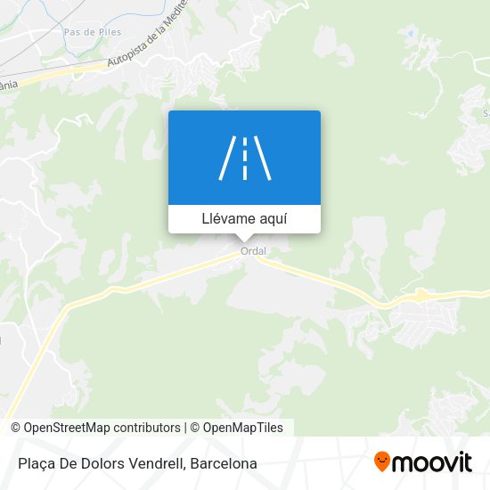 Mapa Plaça De Dolors Vendrell