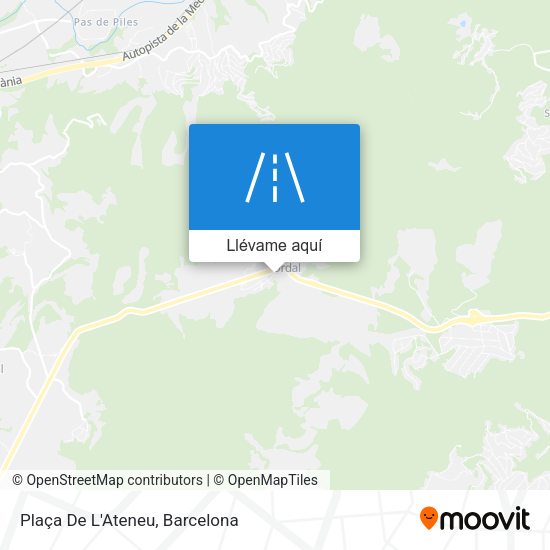 Mapa Plaça De L'Ateneu