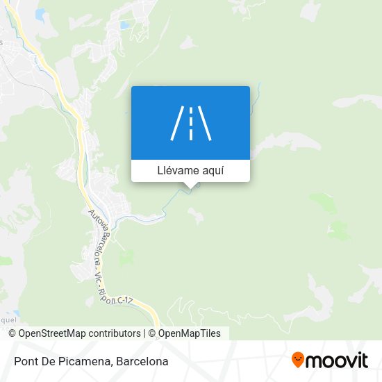 Mapa Pont De Picamena