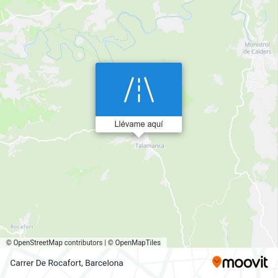 Mapa Carrer De Rocafort