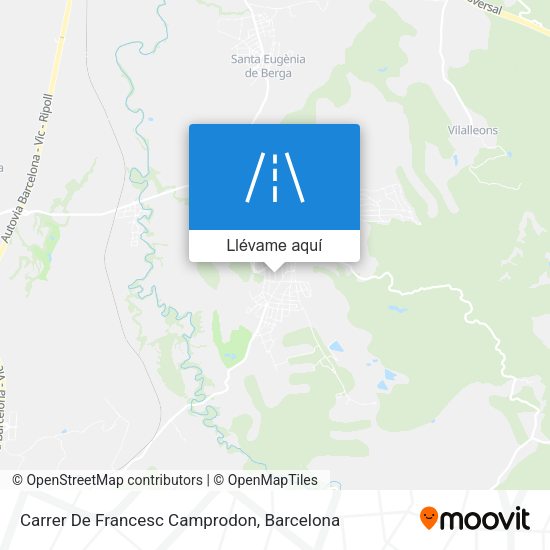 Mapa Carrer De Francesc Camprodon