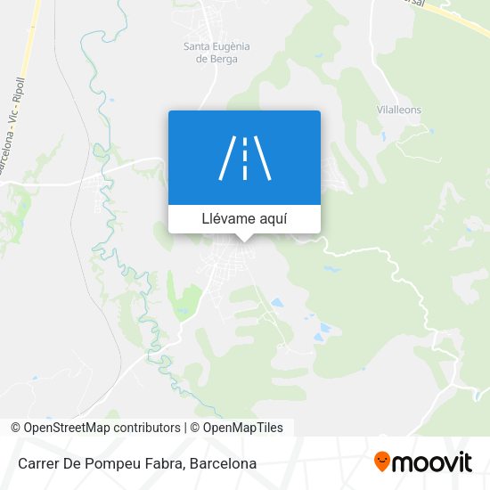 Mapa Carrer De Pompeu Fabra