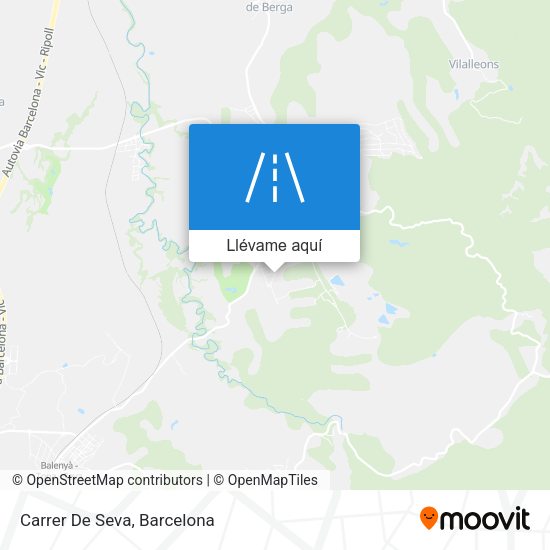 Mapa Carrer De Seva