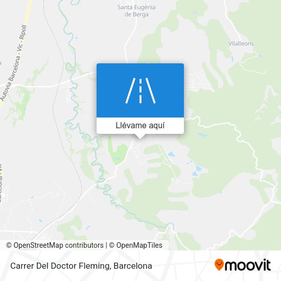 Mapa Carrer Del Doctor Fleming