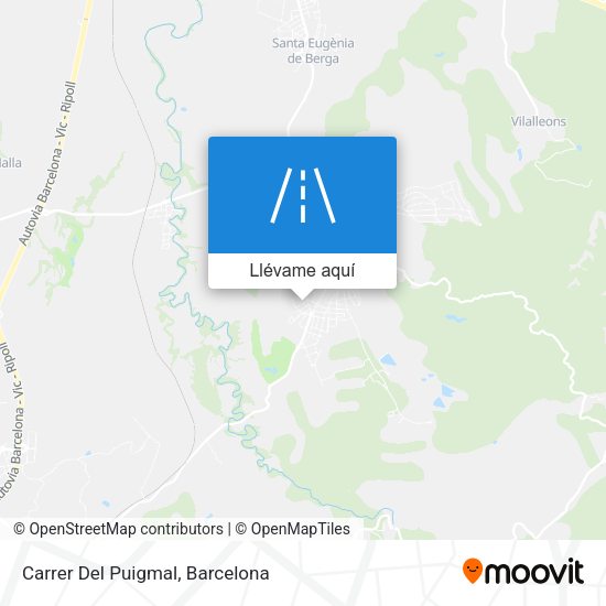 Mapa Carrer Del Puigmal