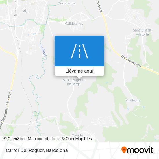 Mapa Carrer Del Reguer