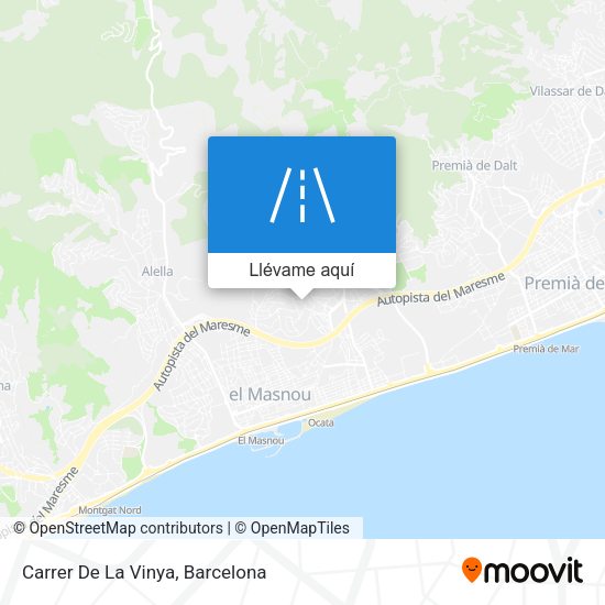 Mapa Carrer De La Vinya