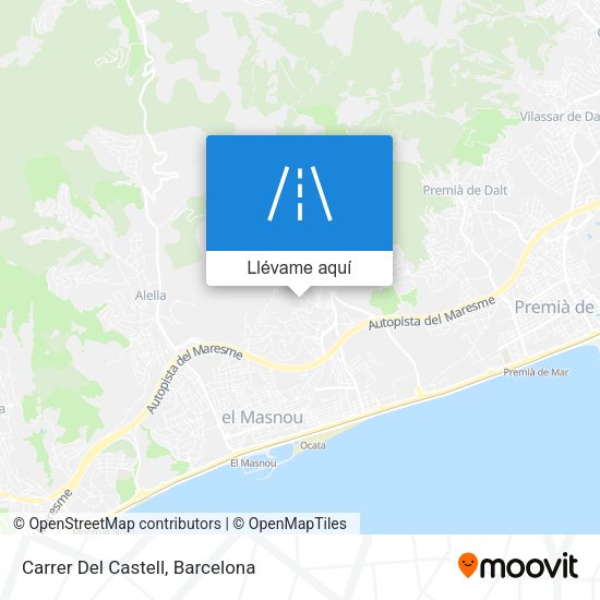 Mapa Carrer Del Castell