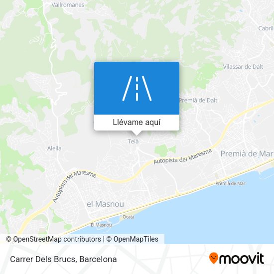 Mapa Carrer Dels Brucs