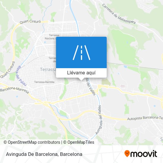 Mapa Avinguda De Barcelona