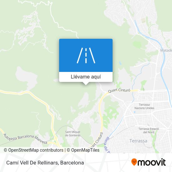 Mapa Camí Vell De Rellinars