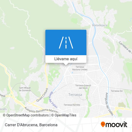 Mapa Carrer D'Abrucena