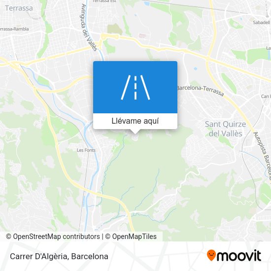 Mapa Carrer D'Algèria