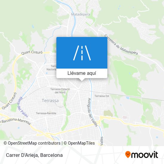 Mapa Carrer D'Arieja