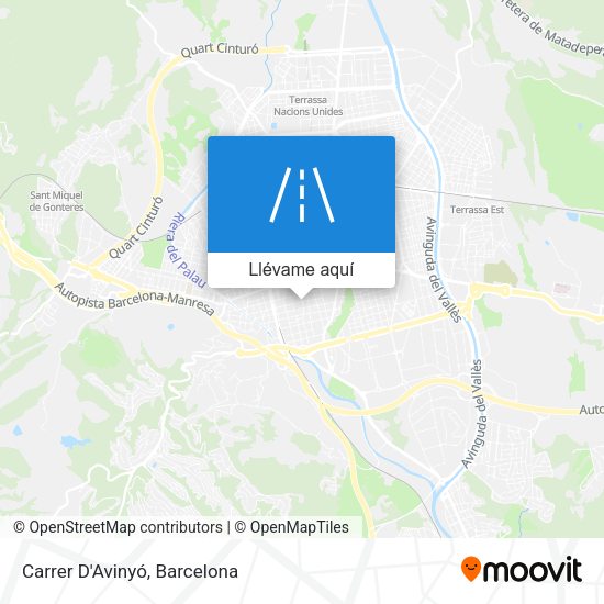 Mapa Carrer D'Avinyó
