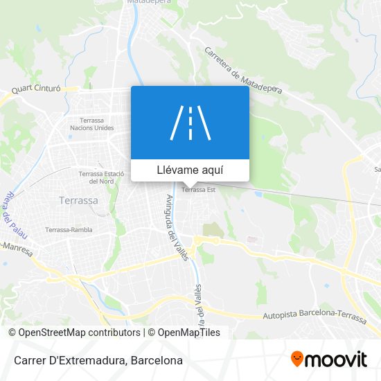 Mapa Carrer D'Extremadura