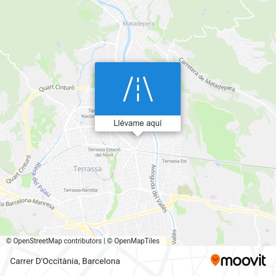 Mapa Carrer D'Occitània