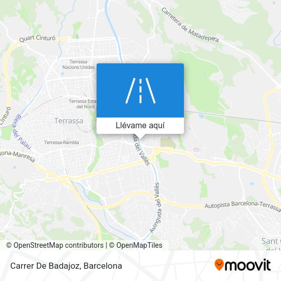 Mapa Carrer De Badajoz