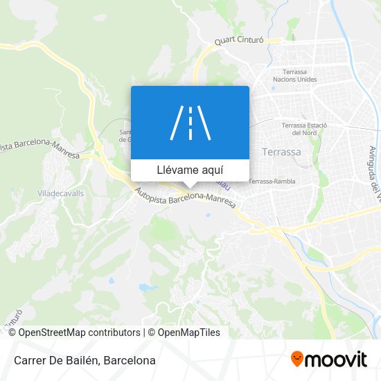 Mapa Carrer De Bailén