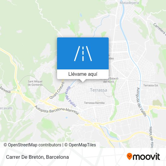 Mapa Carrer De Bretón