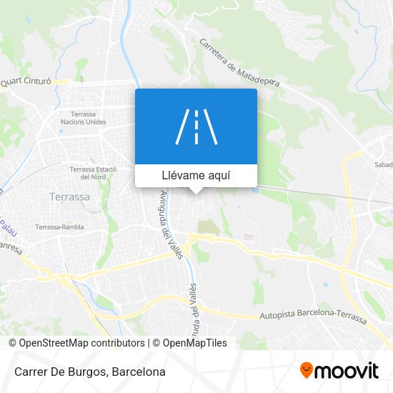 Mapa Carrer De Burgos