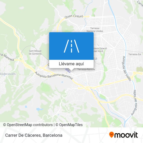 Mapa Carrer De Càceres
