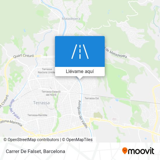 Mapa Carrer De Falset