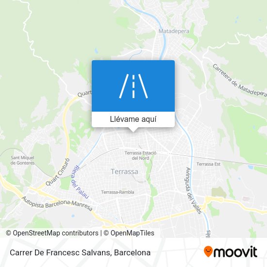 Mapa Carrer De Francesc Salvans