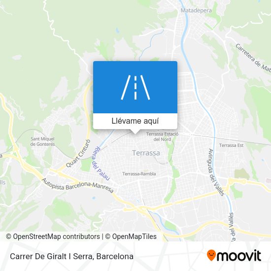 Mapa Carrer De Giralt I Serra