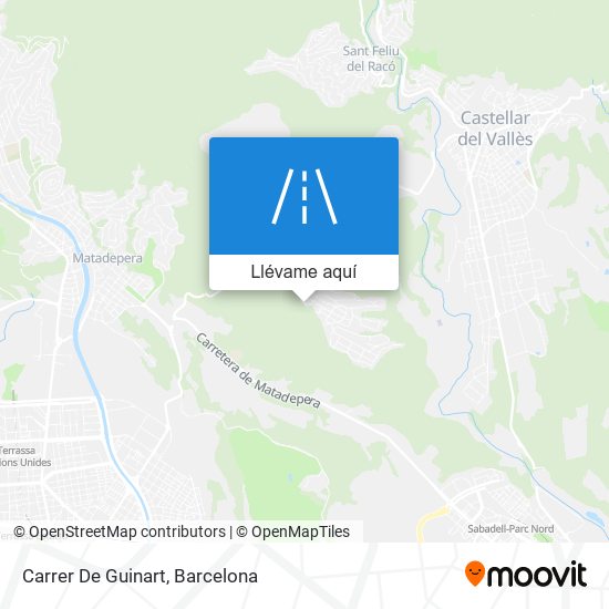 Mapa Carrer De Guinart