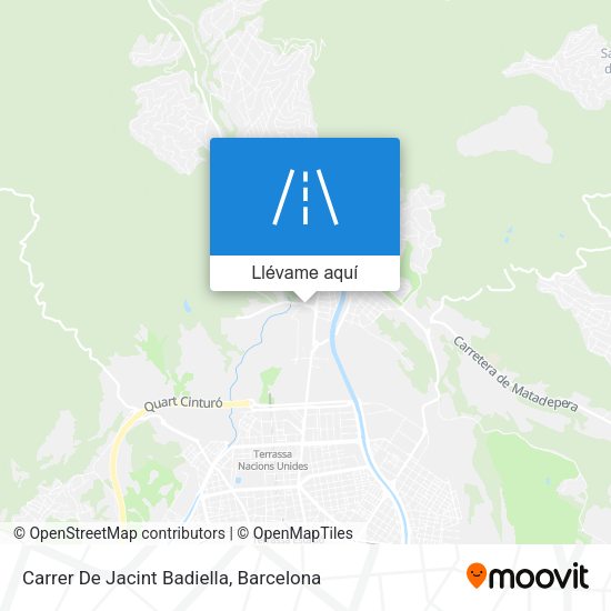 Mapa Carrer De Jacint Badiella