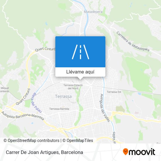 Mapa Carrer De Joan Artigues