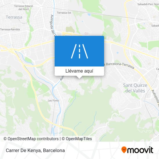 Mapa Carrer De Kenya