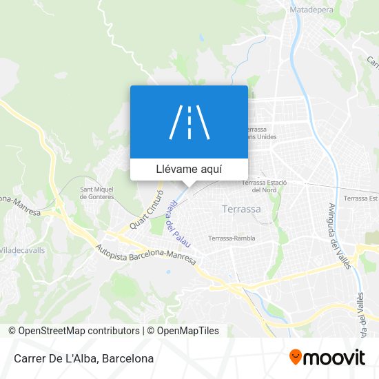 Mapa Carrer De L'Alba