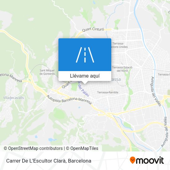 Mapa Carrer De L'Escultor Clarà