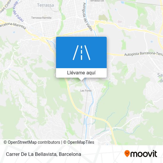 Mapa Carrer De La Bellavista