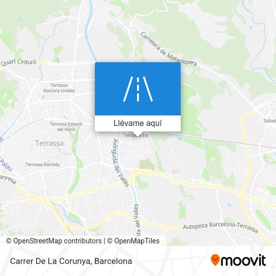 Mapa Carrer De La Corunya