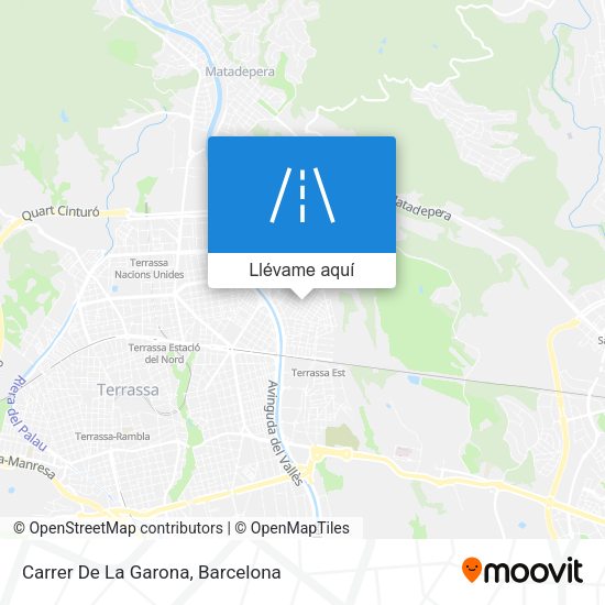 Mapa Carrer De La Garona