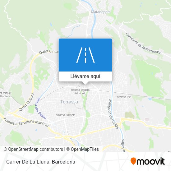Mapa Carrer De La Lluna