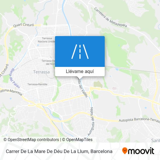 Mapa Carrer De La Mare De Déu De La Llum