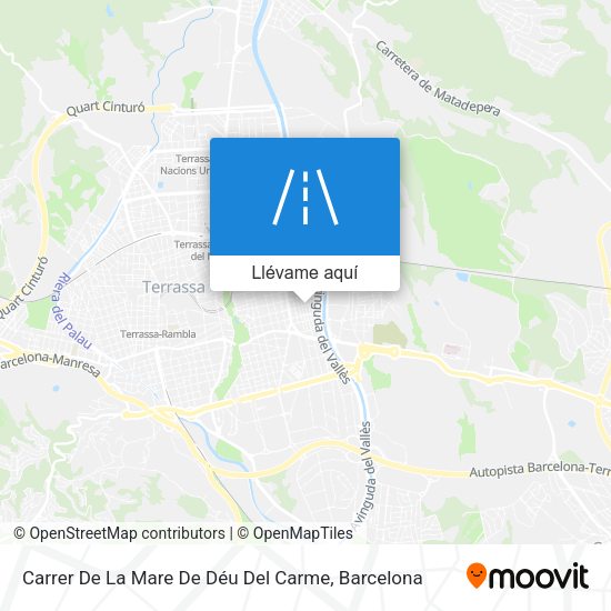Mapa Carrer De La Mare De Déu Del Carme