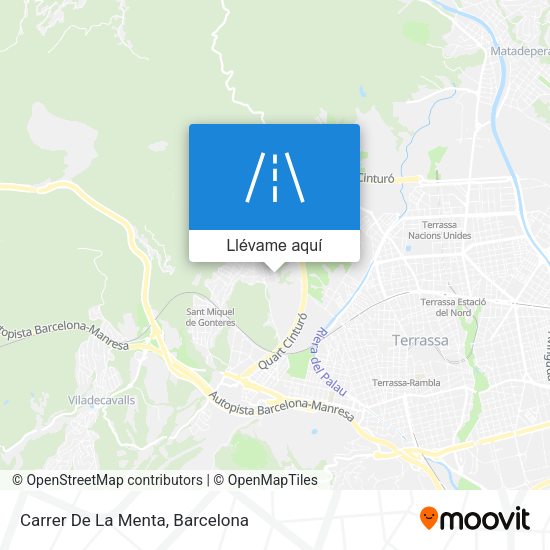 Mapa Carrer De La Menta