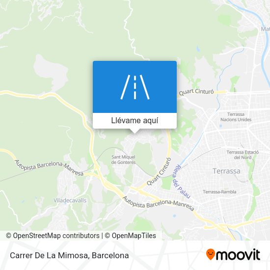Mapa Carrer De La Mimosa