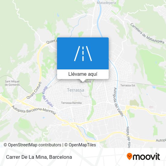 Mapa Carrer De La Mina