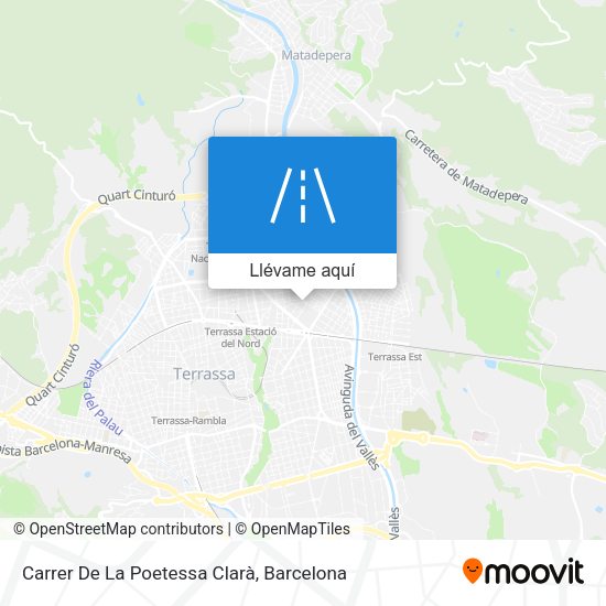 Mapa Carrer De La Poetessa Clarà