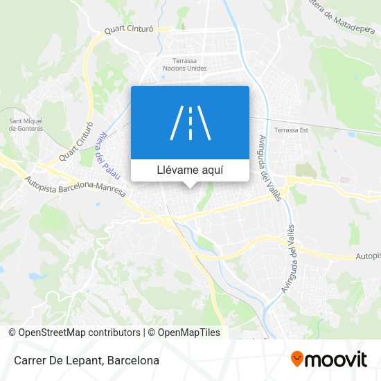 Mapa Carrer De Lepant