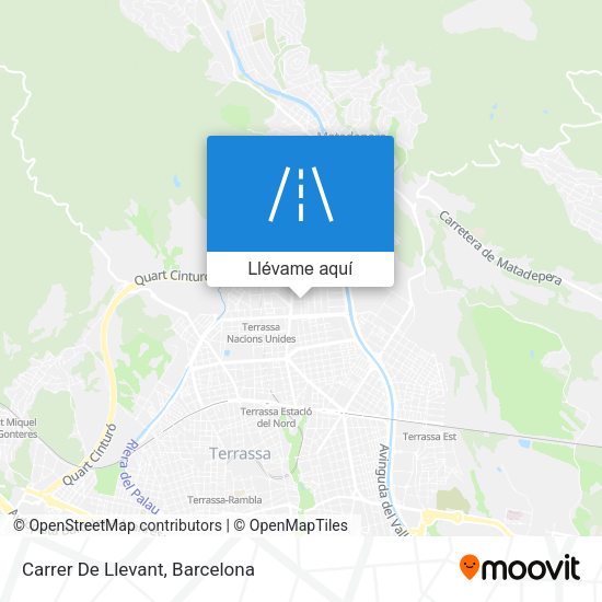 Mapa Carrer De Llevant