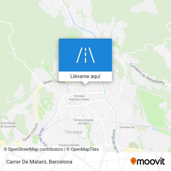 Mapa Carrer De Mataró